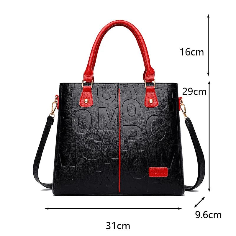 Women's  PU Leather Handbags™  Ladies Luxury Tote Handbag