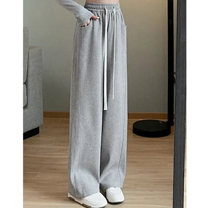 Women High Waisted Leisure Loose Pants™ Straight Leg Slacks Baggy Trousers