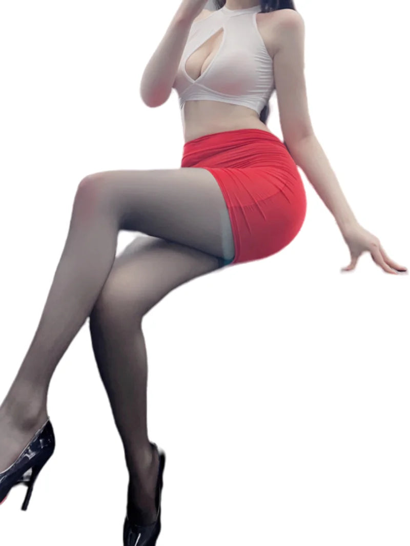 Women's Casual Pencil Mini Short Skirts™ FREEAUCE Korean Style  High Waist Mini Short Skirt