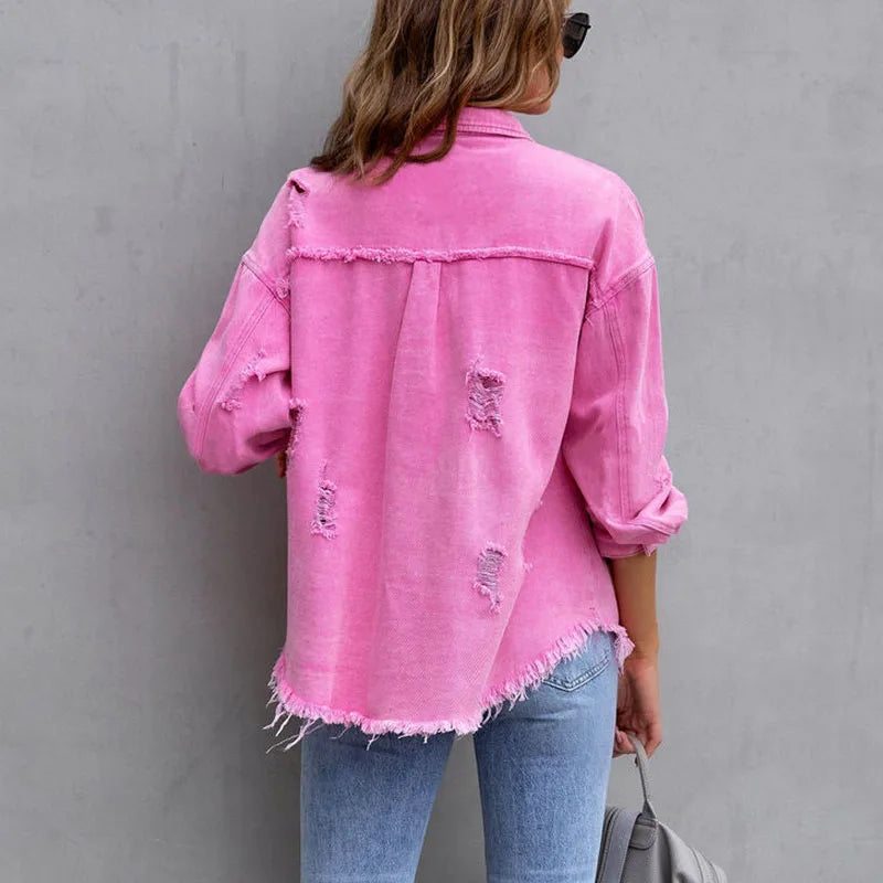 Women's Denim Shirts™ Vintage Oversized Loose Shirt