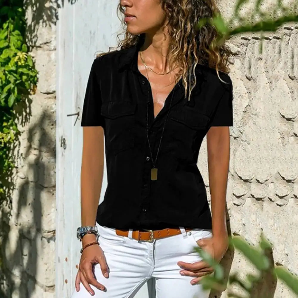 Women's Basics Summer Tops™ Casual Solid Y2K Crop T-shirt