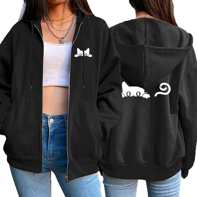 Women's Cardigan Hooded Sweatshirt™  Casual Jogging Versatile Sport Coat