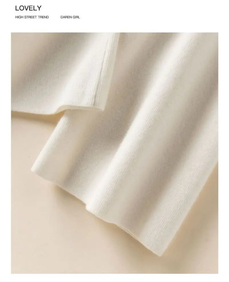 Women's Knitted Elastic High Waist Pants™ Straight Ankle-Length Soft Pants