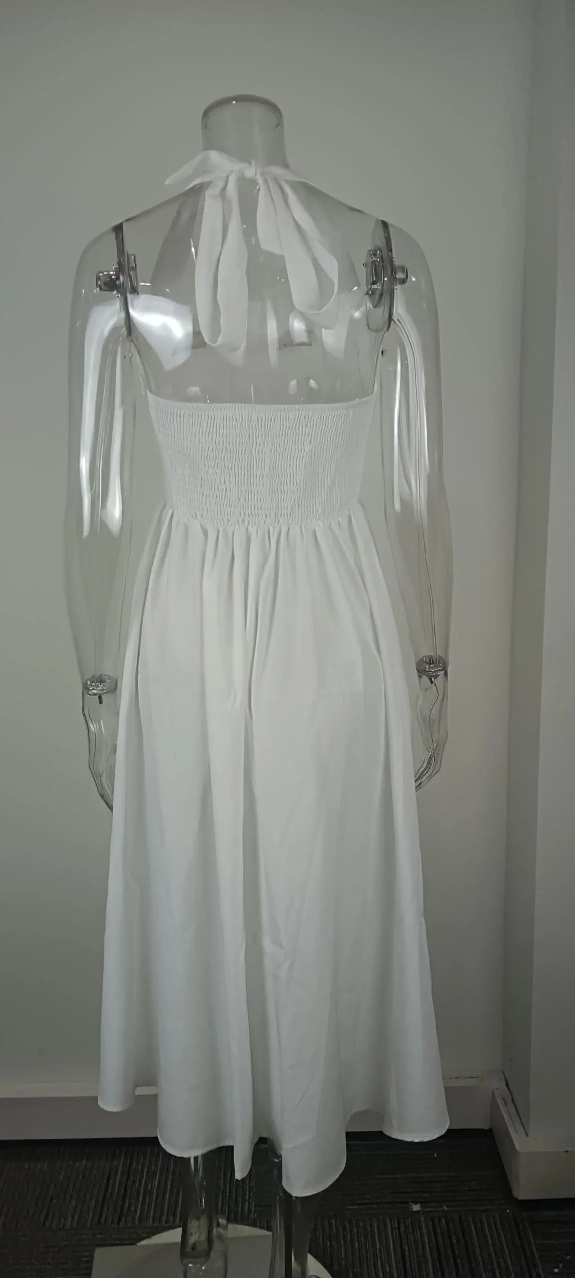 Women's Long Dress™ Square Collar Sleeveless Backless Dress