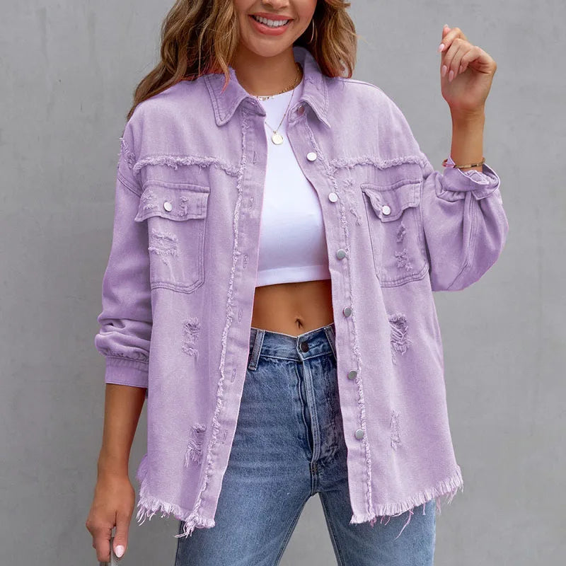 Women's Denim Shirts™ Vintage Oversized Loose Shirt