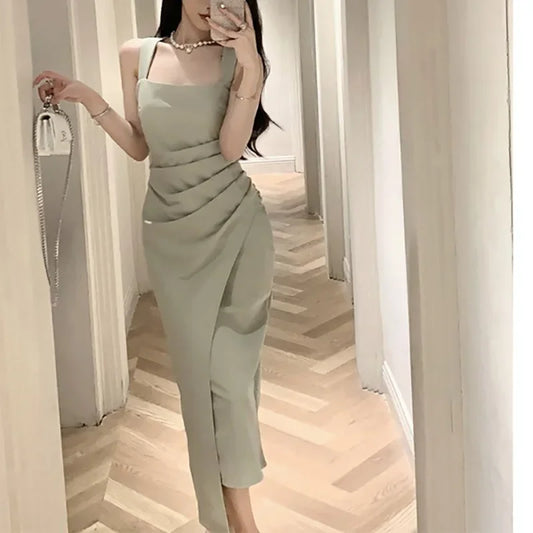 Women's Long Slim Fit Summer Dress™ High-end Feel Tank Dresses