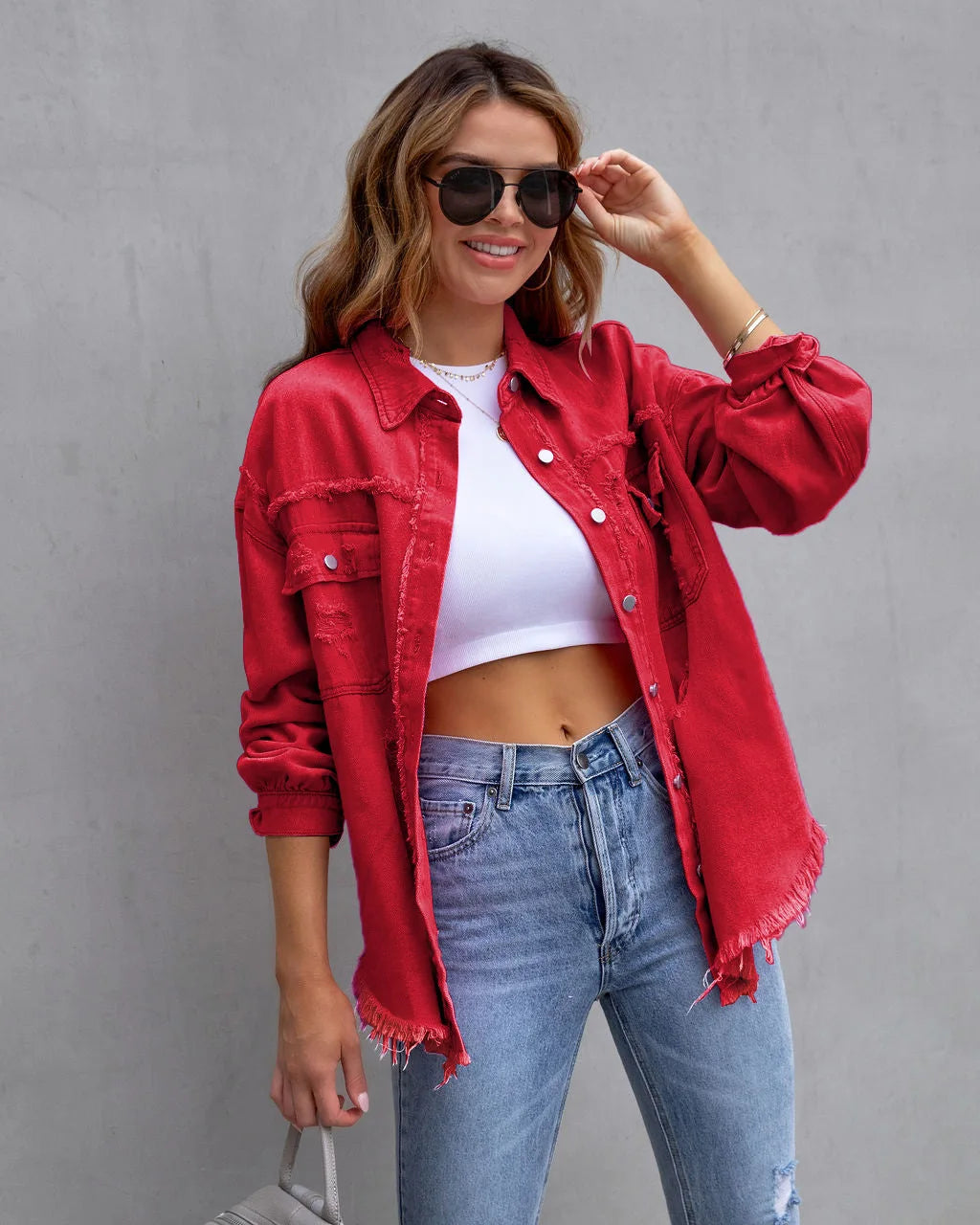 Women's Denim Shirts™ Vintage Oversized Loose Shirt