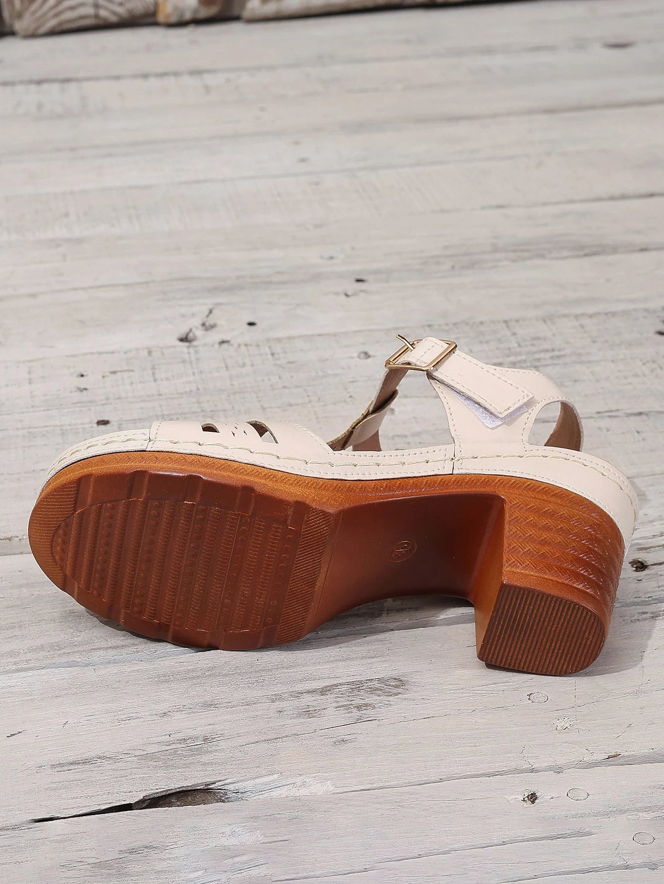 Women's High Heels Sandals™ Thick Heel Fish Mouth Buckle Sandals