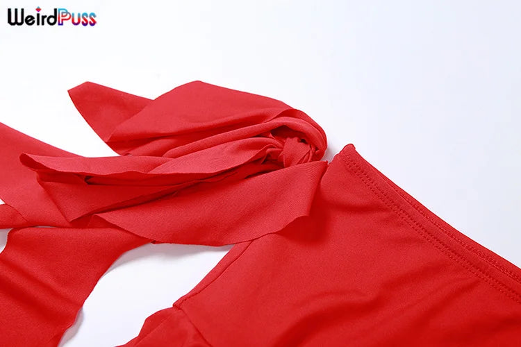 Women's Mini Skirt & Shirt™  Bandage Slim Tank & Skirt  Festival Outfit