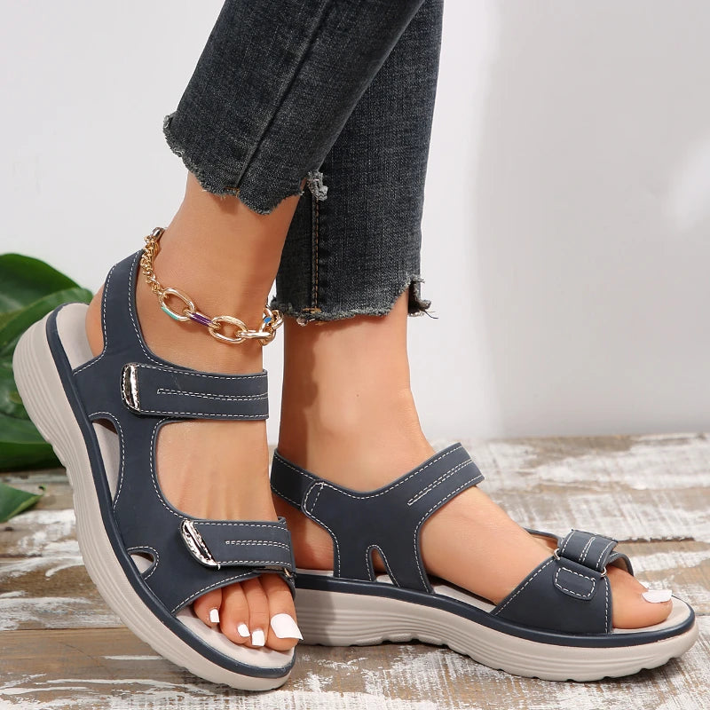 Women's Hook and Loop Sandals™ Summer Lightweight Casual Platform Anti slip Sandals