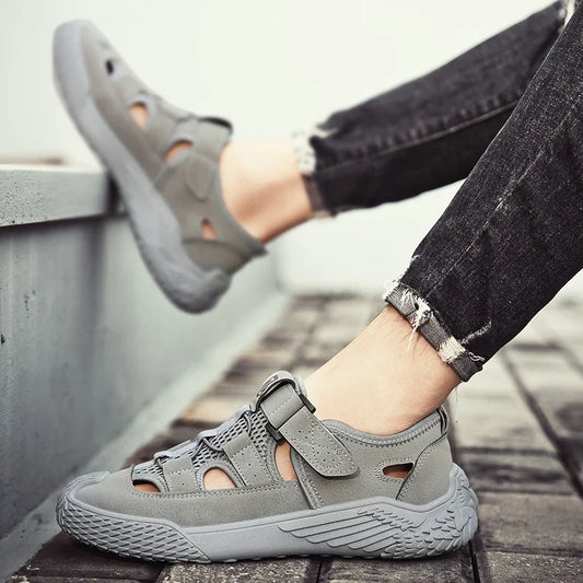 Men's Leather Summer Sandals™ Breathable Non-slip Wear-resistant Mesh Sandals