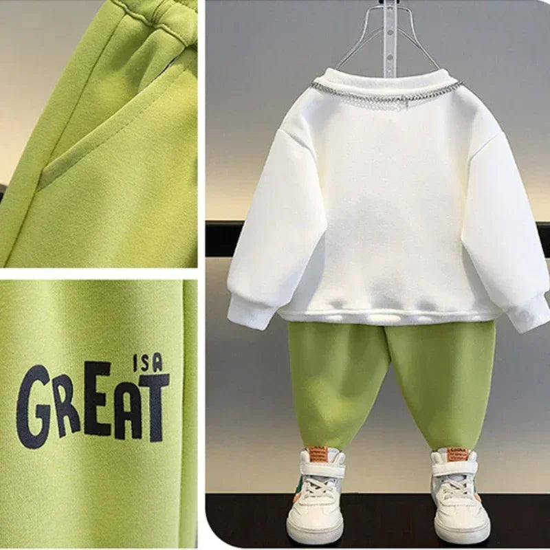 Girls & Boys Tracksuit™ Children Cartoon Dinosaur Tracksuit