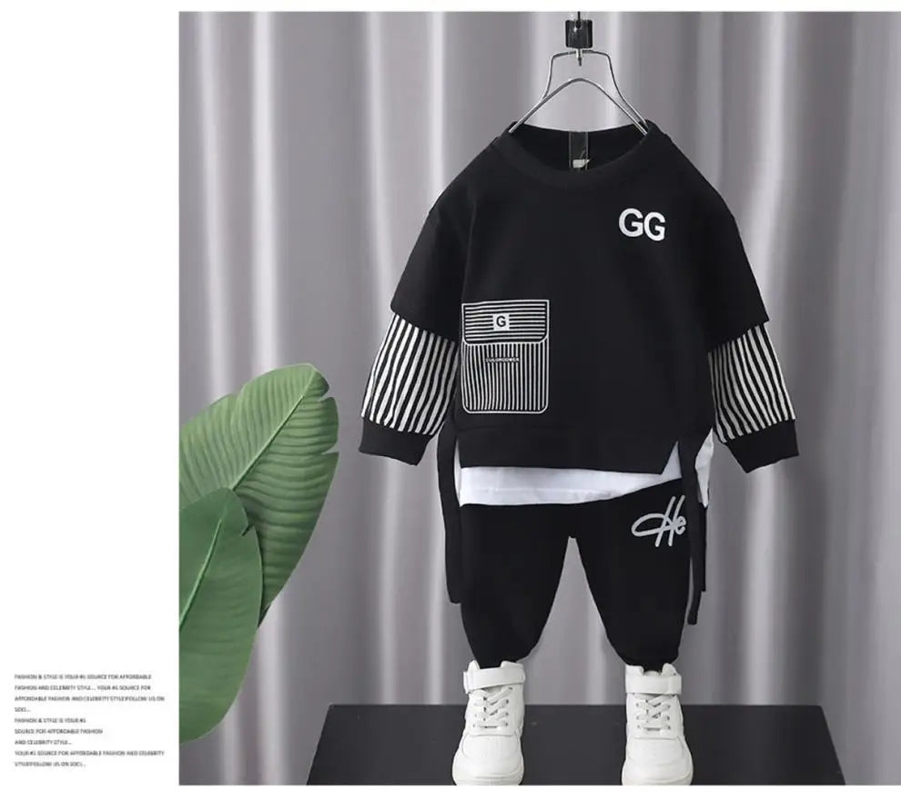 Boy's Tracksuit™ Children Stripe Tracksuit