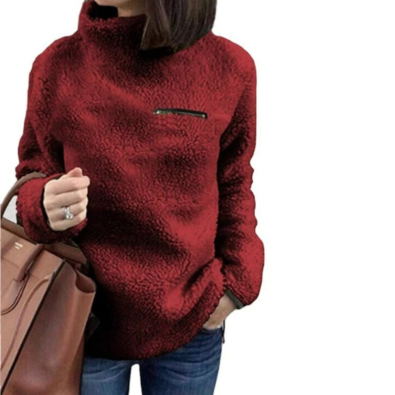 Women's Turtleneck Pullover™ Super Soft and Comfortable Solid Color Sweater