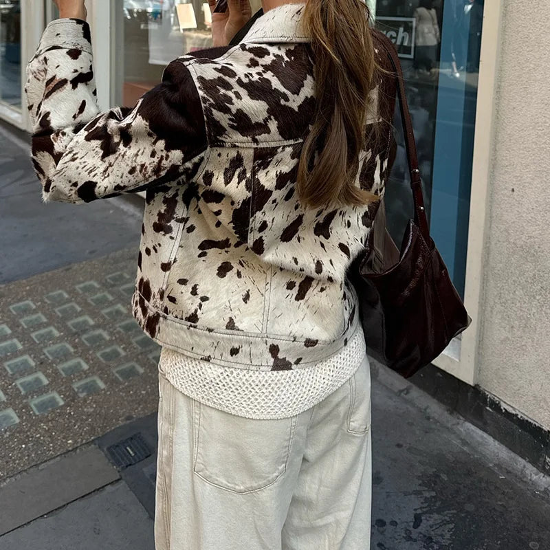 Women's Jacket™ Single Breasted Niche Design Turn-down Collar Jacket