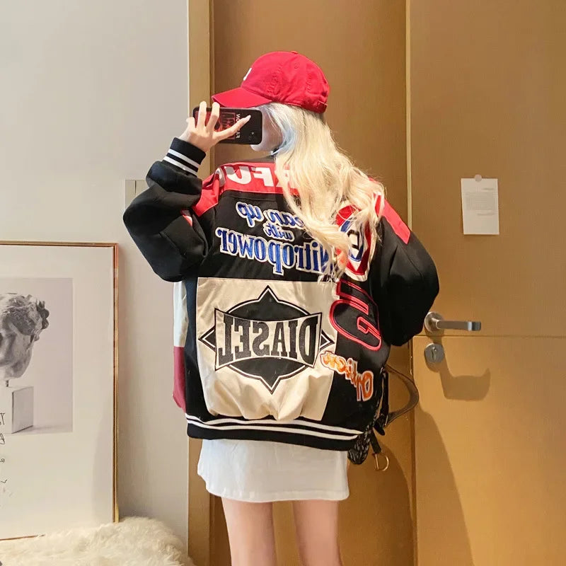 Women's Cross-border Jacket™ Loose Fit Hip Hop Top Jacket