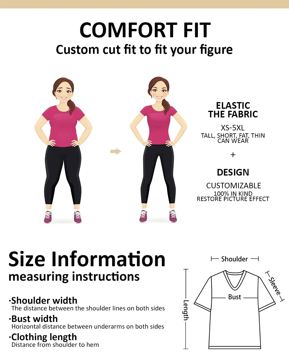 Women's Cartoon Cat Print T-shirt™ Summer Short Sleeve V-Neck Kawaii Fashion Tees