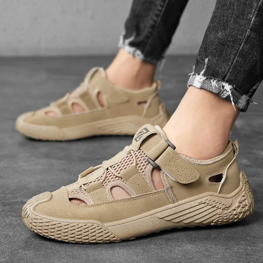 Men's Leather Summer Sandals™ Breathable Non-slip Wear-resistant Mesh Sandals