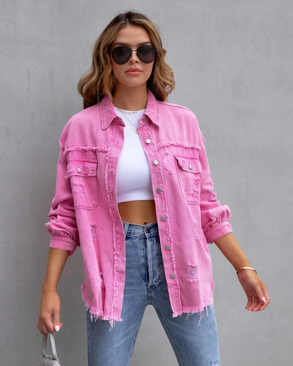 Women's Denim Shirts™ Vintage Oversized Loose Shirt