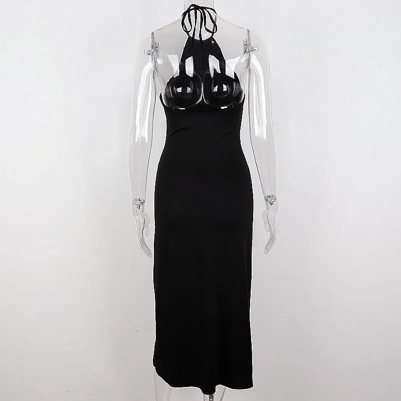 Women's WhereMery Summer Backless Lace Up Long Dress™ Elegant Waist Hollow Out High Split Dresses