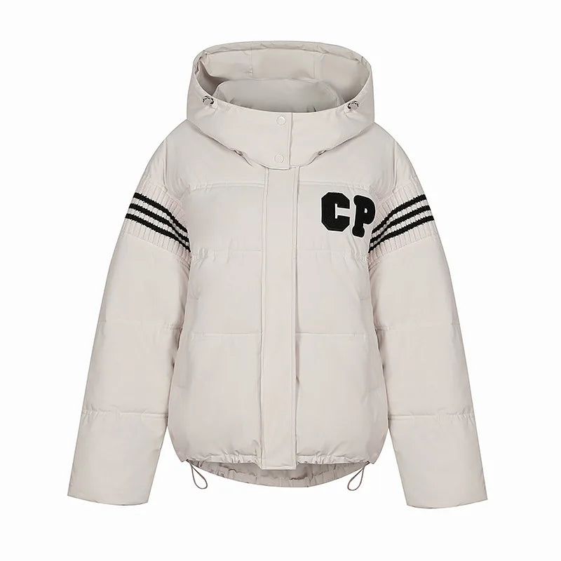 Women's Cotton Jacket™ Thick Loose Color Blocked Parkas Jacket