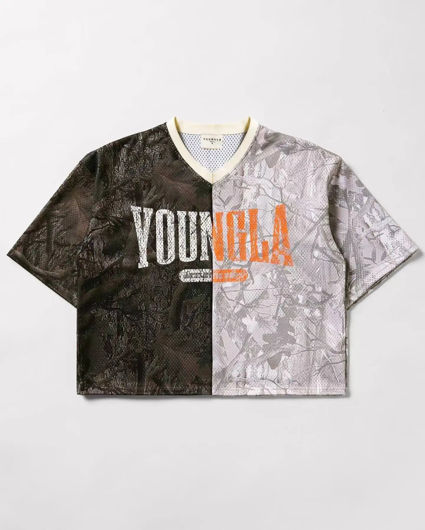Men's T-Shirt™ YoungLa men's popular American breathable mesh short sleeved t-shirt