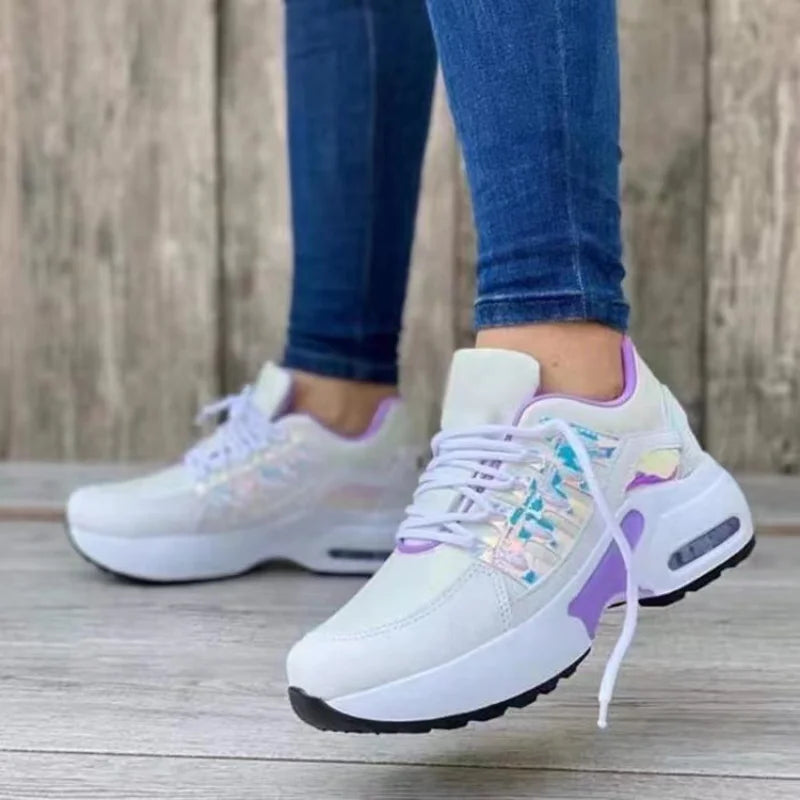 Women's Mesh Breathable Running Sneakers™ Vulcanize Platform Casual Chunky Shoes
