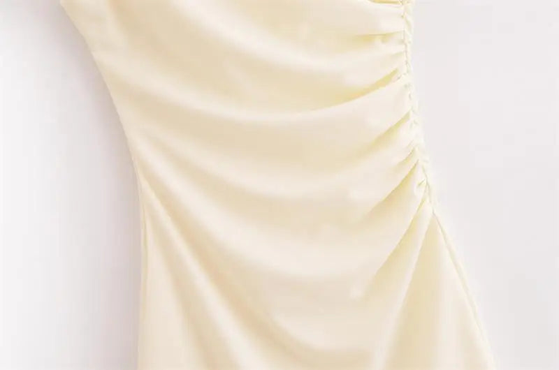 Women Dresses™ Fashion Tight Ruched Mini Dress