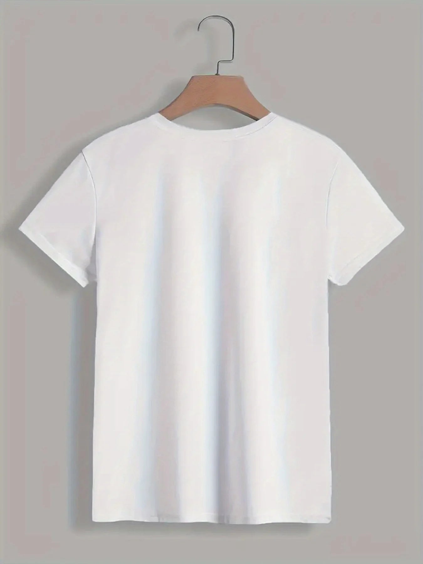 Women's Short sleeve t-shirt™ Vibrant Spanish Letter Print Short Sleeve Round Neck Summer Breathable t-shirt