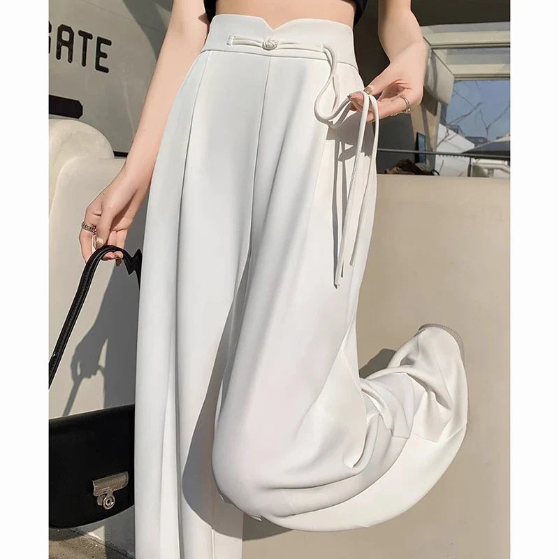 Women's Straight Leg Suit Pants™ Female Chic High Waisted Trousers