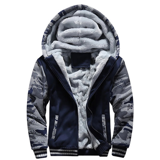 Men's Camouflage Jacket™ Casual Hoodies Long Sleeve Thicken Fleece Winter Jackets