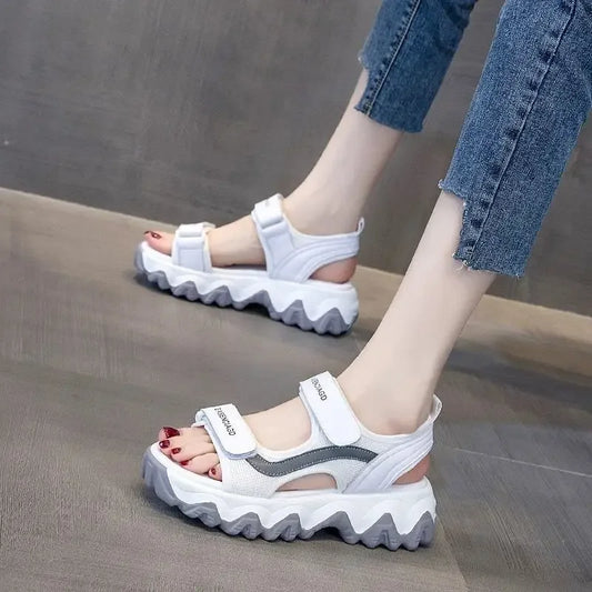 Women's Sporty Summer Sandals™ Wave Thick Bottom Platform Slippers