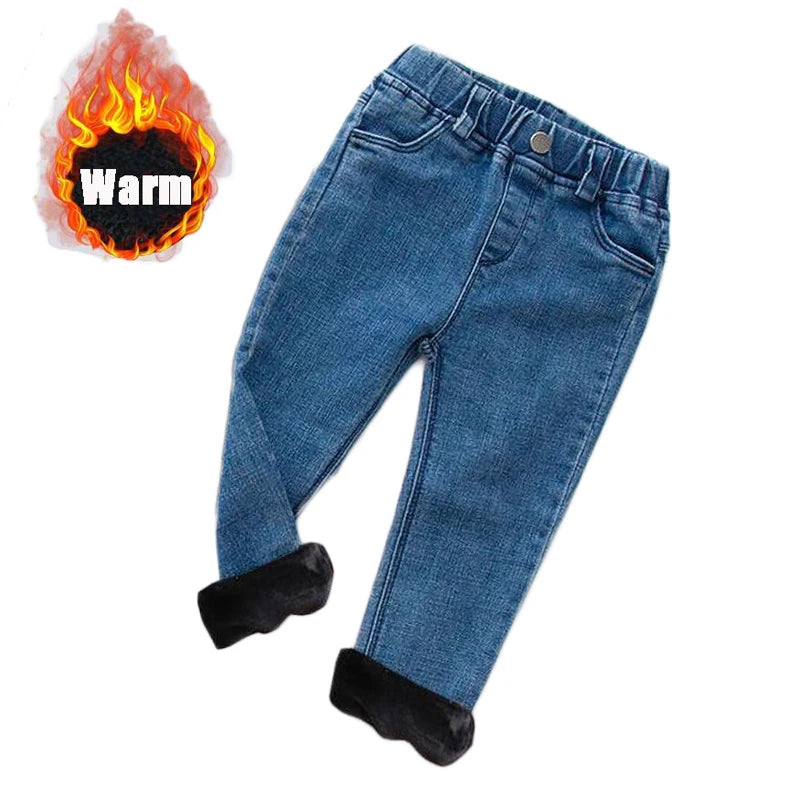 Baby Kids Thick Jeans™  Boys & Girls Denim Pants