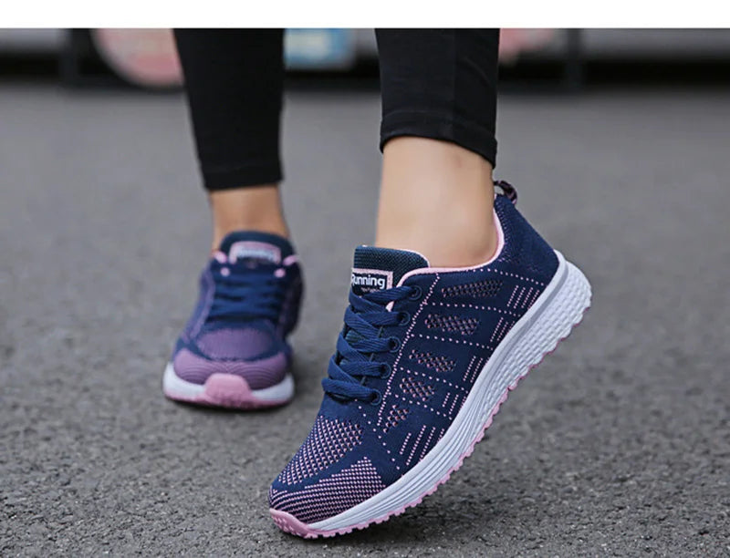 Women's Sneakers™ Breathable Walking Mesh Flat Shoes Sneakers