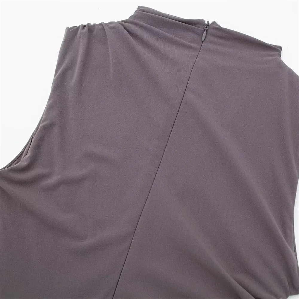 Women Dress™ Spring And Summer Fashionable Pleated Decorative Dress