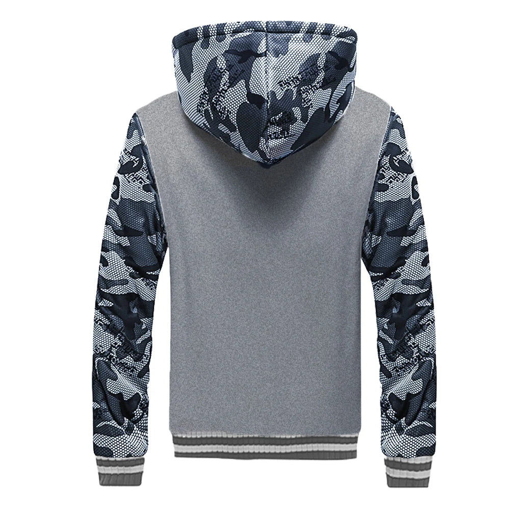 Men's Camouflage Jacket™ Casual Hoodies Long Sleeve Thicken Fleece Winter Jackets