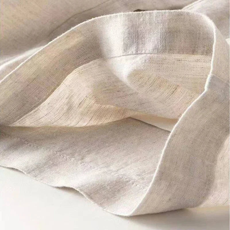 Women's Summer Baggy Cotton Linen Pants™ High Waist Wide Leg Trousers