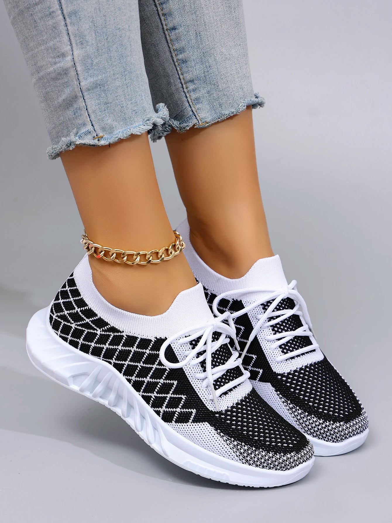 Women's Casual Sneakers™ Lace up Comfortable, Breathable, Lightweight, Wear Resistant Shoes