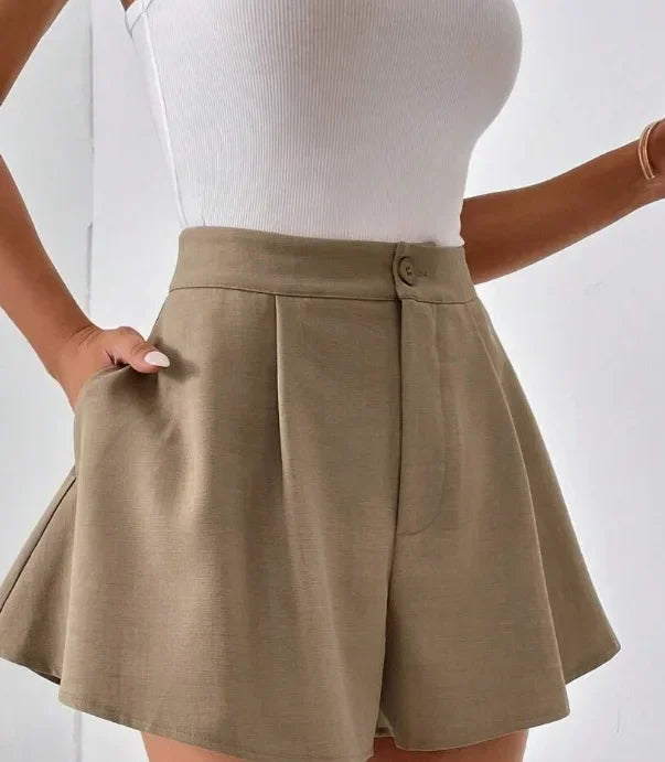 Women's Shorts™ High-Waisted Micro-Flared Versatile Bell Plus Size Women Shorts