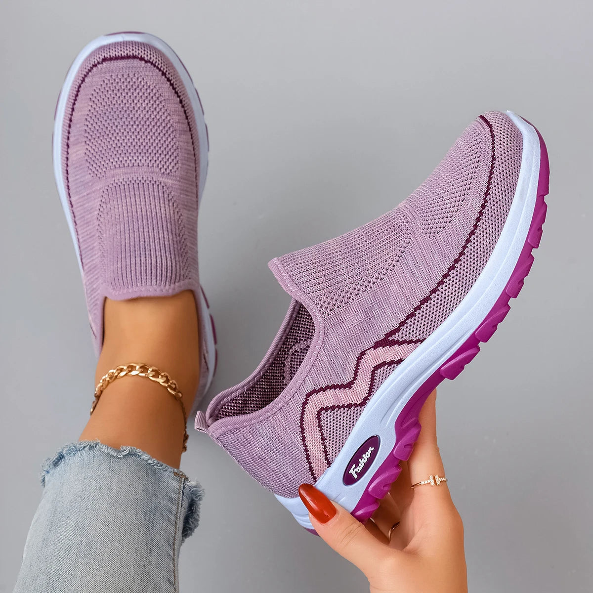 Women's Casual Shoes™ Comfortable, Breathable, Lightweight and Wear-Resistant Soft-Soled Flat Shoes