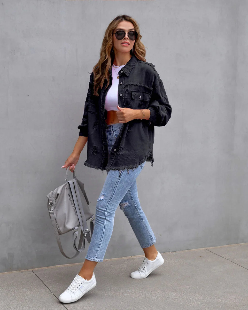 Women's Denim Shirts™ Vintage Oversized Loose Shirt
