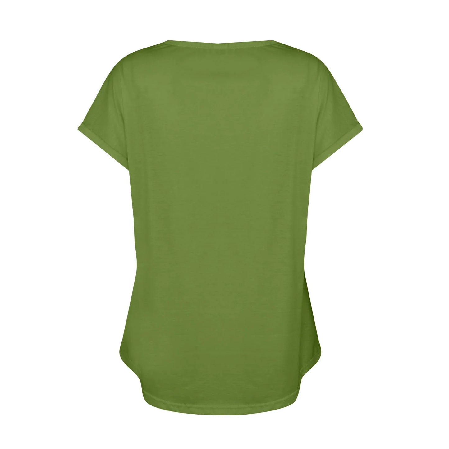 Women's Oversized T-Shirt™ Solid Color V Neck Short Sleeve Basic Tops