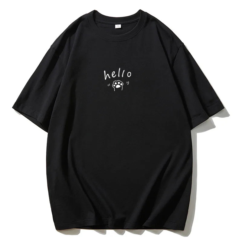 Women's Hirsionsan Graphic Printed Cotton T Shirts™ Oversized Casual Soft Short Sleeve Summer Tops