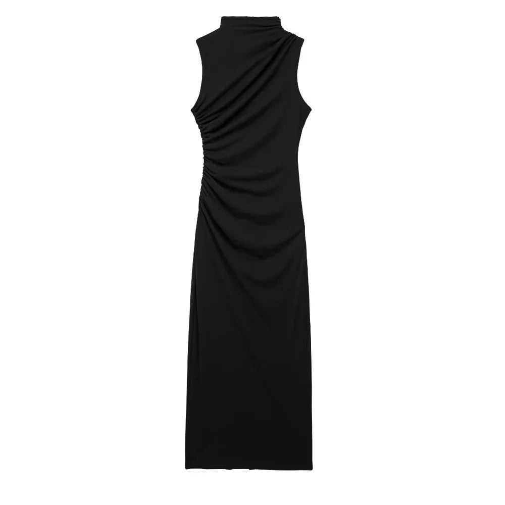 Women Dress™ Spring And Summer Fashionable Pleated Decorative Dress
