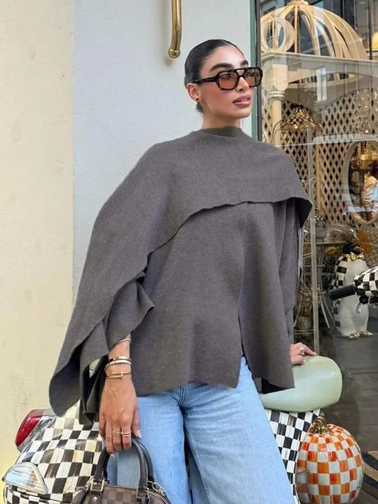 Women's Jacket™ Ladies Autumn Winter Casual Commuter Knitted Loose Oversize Scarf Jacket