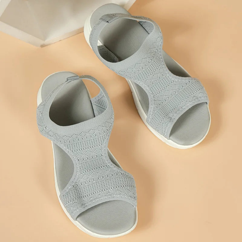 Women Summer Sandals™ Mesh Fish Platform Open Toe Wedge Sandals