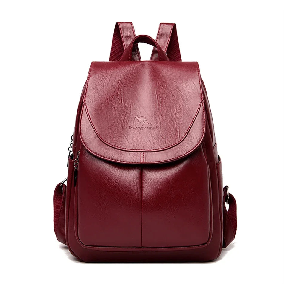 Women's Rucksack Large Capacity Backpack™ PU Leather Vintage Backpack