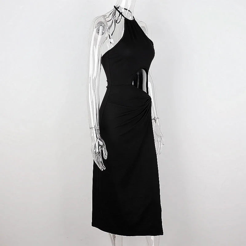 Women's WhereMery Summer Backless Lace Up Long Dress™ Elegant Waist Hollow Out High Split Dresses