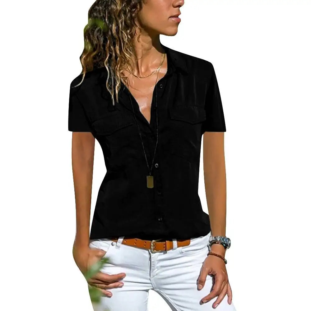 Women's Basics Summer Tops™ Casual Solid Y2K Crop T-shirt