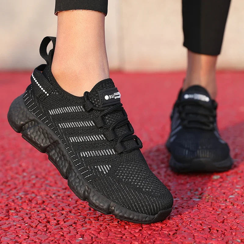 Women's Breathable Mesh Fabric Sneakers™ Lightweight Casual Versatile Flat Shoes
